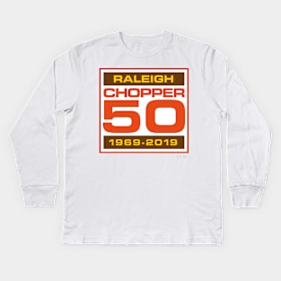 Raleigh Chopper 50th Anniversary Kids Long Sleeve T-Shirt